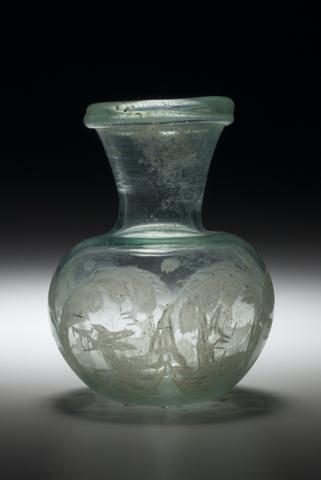 Unknown, Bottle with Animals and Plants, 4th–5th century A.D.