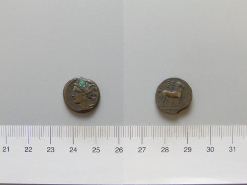 Carthage, 1/2 Shekel from Carthage, 299–201 B.C.