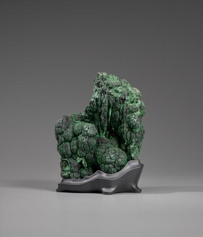 Unknown, Scholar’s Rock in the Shape of a Verdant, Forested Mountain, late 19th–early 20th century