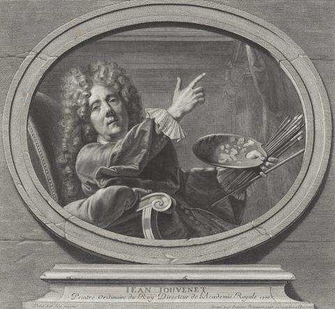 Antoine Trouvain, Portrait of Jean Jouvenet, 1707