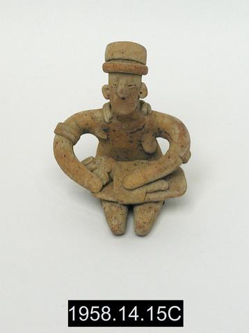 Unknown, Figurine of seated mother with child, ca. 200 B.C.