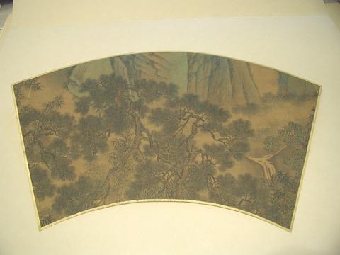 Qiu Ying, Blue and green landscape, ca. 1530