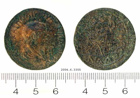 Valerian, Emperor of Rome, Coin of Valerian, Emperor of Rome; Gallienus, Emperor of Rome from Colybrassus, A.D. 253–60