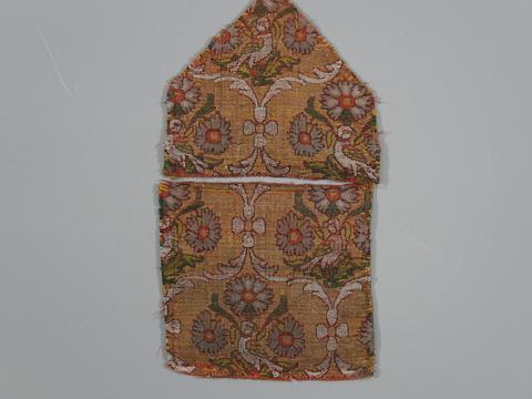 Unknown, Textile Fragment with Centaureas in a Lattice, 18th–19th century