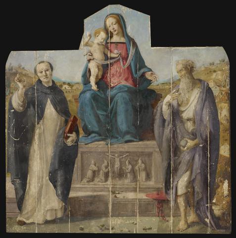 Piero di Cosimo, Virgin and Child with Saints Vincent Ferrer and Jerome, ca. 1508