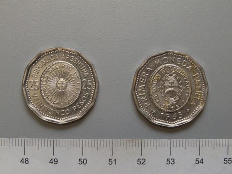 Republic of Argentina, 25 Peso from Argentina, 1965