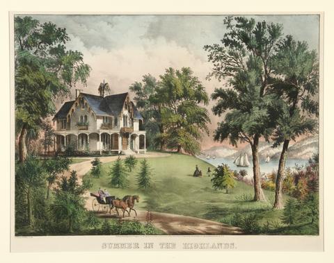 Currier & Ives, Summer in the Highlands, 1867