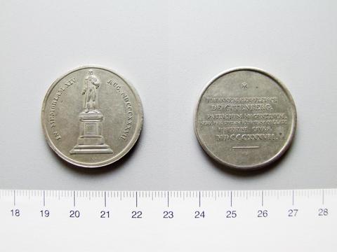 Johannes Gutenberg, Medal of Johannes Gutenberg, 1837