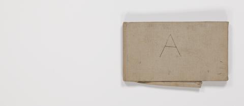 Edwin Austin Abbey, Sketchbook (26 leaves, linen cover), n.d.