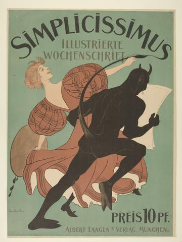 Thomas Theodor Heine, Simplicissimus, Illustrierte Wochenschrift (Simplicissimus, Illustrated Weekly), ca. 1896–1897