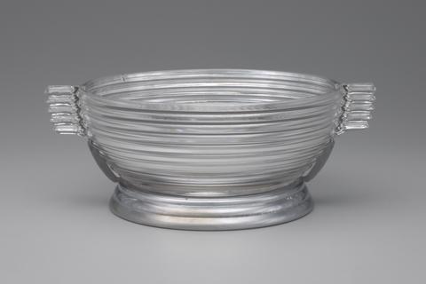 Anchor Hocking Glass Company, "Manhattan" Bowl with Stand, 1940–41