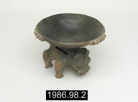 Unknown, Jaguar-rattle Dish, A.D. 900–1100