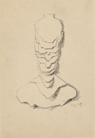 Jacques Villon, Abstract Construction (Baudelaire), 1920