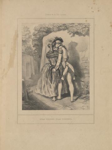 Paul Gavarni, Bras dessus, bras dessous, from the series Scènes de la vie intime, ca. 1837