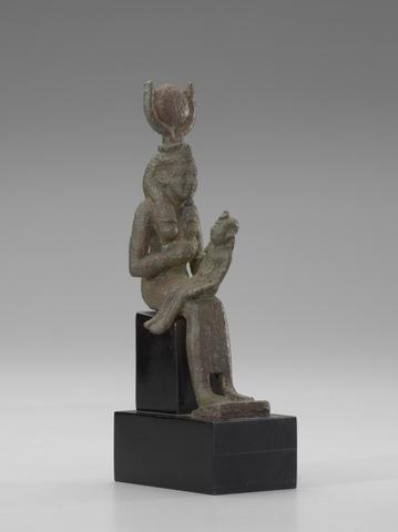 Statue of Isis and Horus, 664–30 B.C.