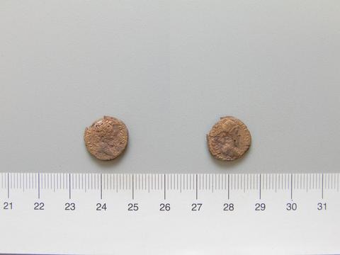 Commodus, Emperor of Rome, Quadrans of Commodus, Emperor of Rome; Abgar VIII from Edessa, Mesopotamia, 180–92
