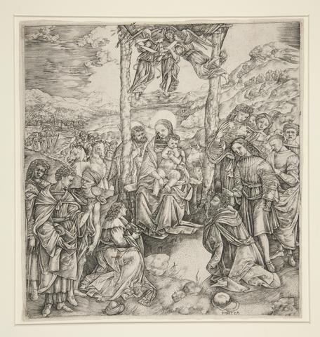 Cristofano Robetta, The Adoration of the Magi, 1530, ca.
