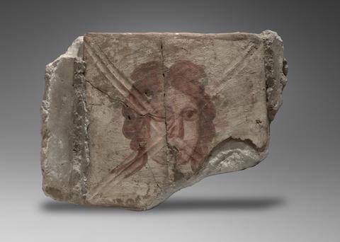 Unknown, Tile with Female Face, ca. A.D. 245