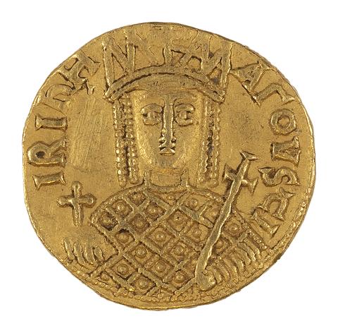 Constantine VI, Emperor of Byzantium, Solidus of Constantine VI from Unknown, 780–97