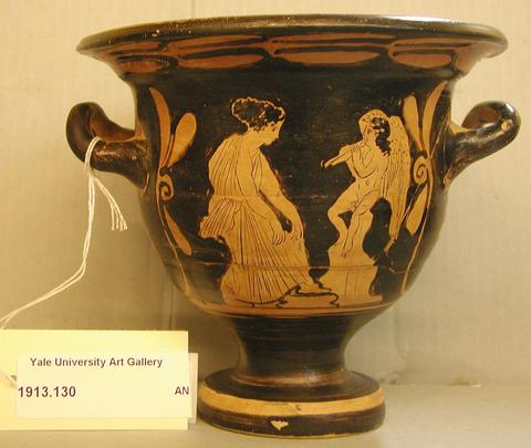 Painter of the Dancing Pan, Red-figure bell krater, Late 5th century B.C.