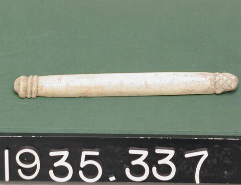 Unknown, Bone piece: handle fragment, half-round