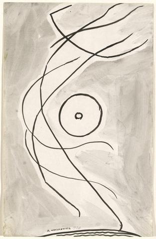 Abraham Walkowitz, Dance Abstraction: Isadora Duncan (or "Rhythmic Line"), 1920