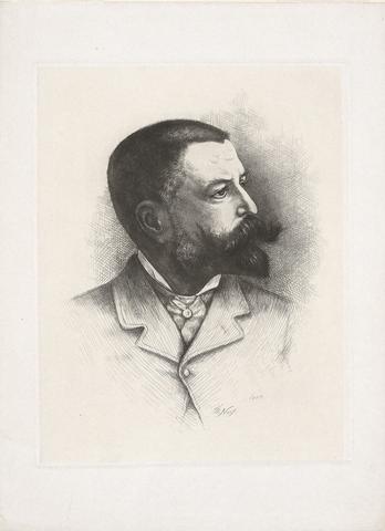 Thomas Nast, Self-portrait, 1884