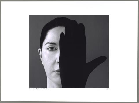 Marina Abramovic, Light Side/Dark Side, from the Exit Art portfolio Trance/Borders, 2006