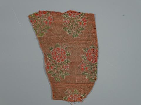 Unknown, Textile Fragment with Rose Sprays, 18th–19th century