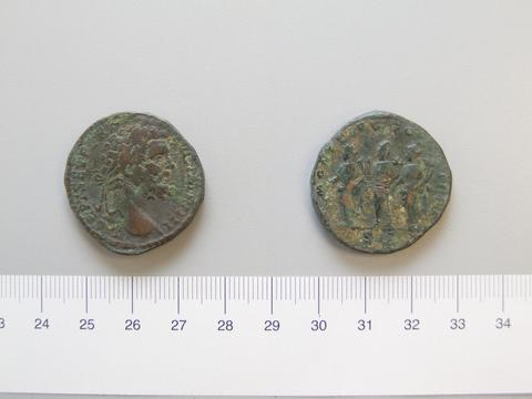 Septimius Severus, Emperor of Rome, Sestertius of Septimius Severus, Emperor of Rome from Rome, 194