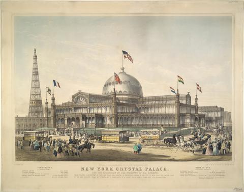 Frances Flora Bond Palmer, New York Crystal Palace: For the Exhibition of the Industry of All Nations., 1853