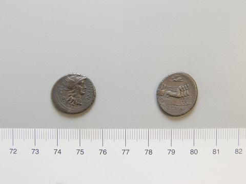 Moving mint, Denarius from Moving mint, 82 B.C.