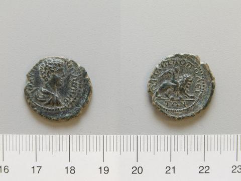 Caracalla, Roman Emperor, Coin of Caracalla, Roman Emperor from Philippopolis, Thrace, 198–217