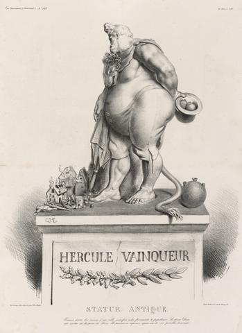 Charles-Joseph Traviès, Hercule vainqueur, Published May 1st, 1834
