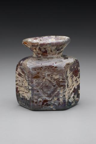 Unknown, Hexagonal Flask with Jewish Symbols, 6th–7th century A.D.