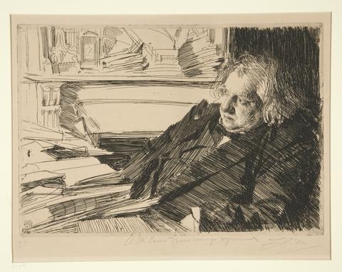 Anders Zorn, Ernest Renan, 1892