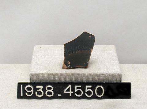 Unknown, Fragment of Black Glazed Ware, ca. 323 B.C.–A.D. 256